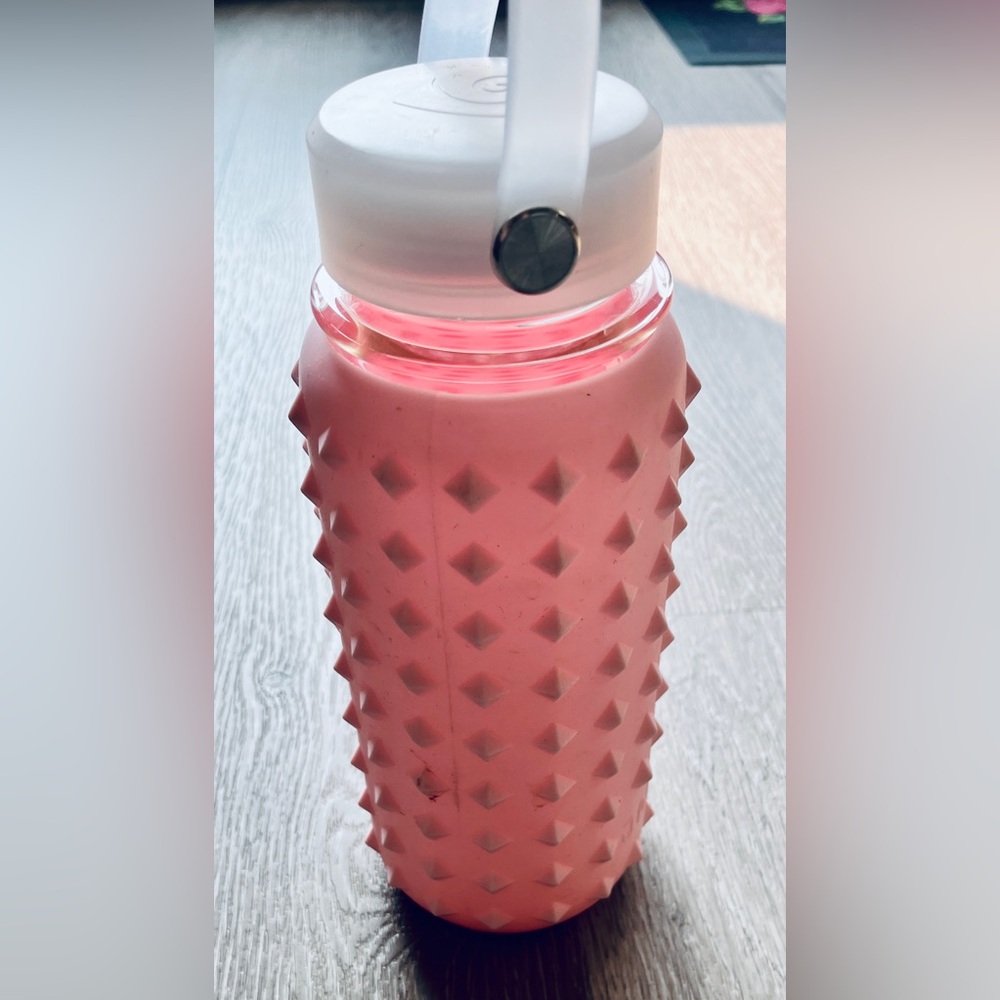 Pink Spiked Jade Water Bottle